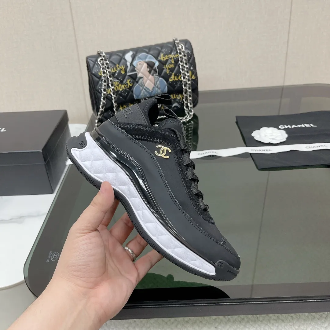 👟👟Ex-factory price 480 [High version long-term supply] ⚠️Note: This model has many colors and the market has complete colors. Welcome to consult~CHANEL Chanel Couple Style Xiaoxiang Casual Sports Shoes Dad Shoes Counter Original 1:1, each color is accurately matched, the internal label coding fabric is made of: original imported cow down + imported fabric, the lining is made of: imported breathable flannel, outsole material: original 1:1 molding 3 layers T👟👟Ex-factory price U size: women’s 35-41